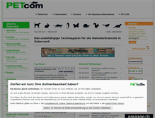 Tablet Screenshot of petcom.at